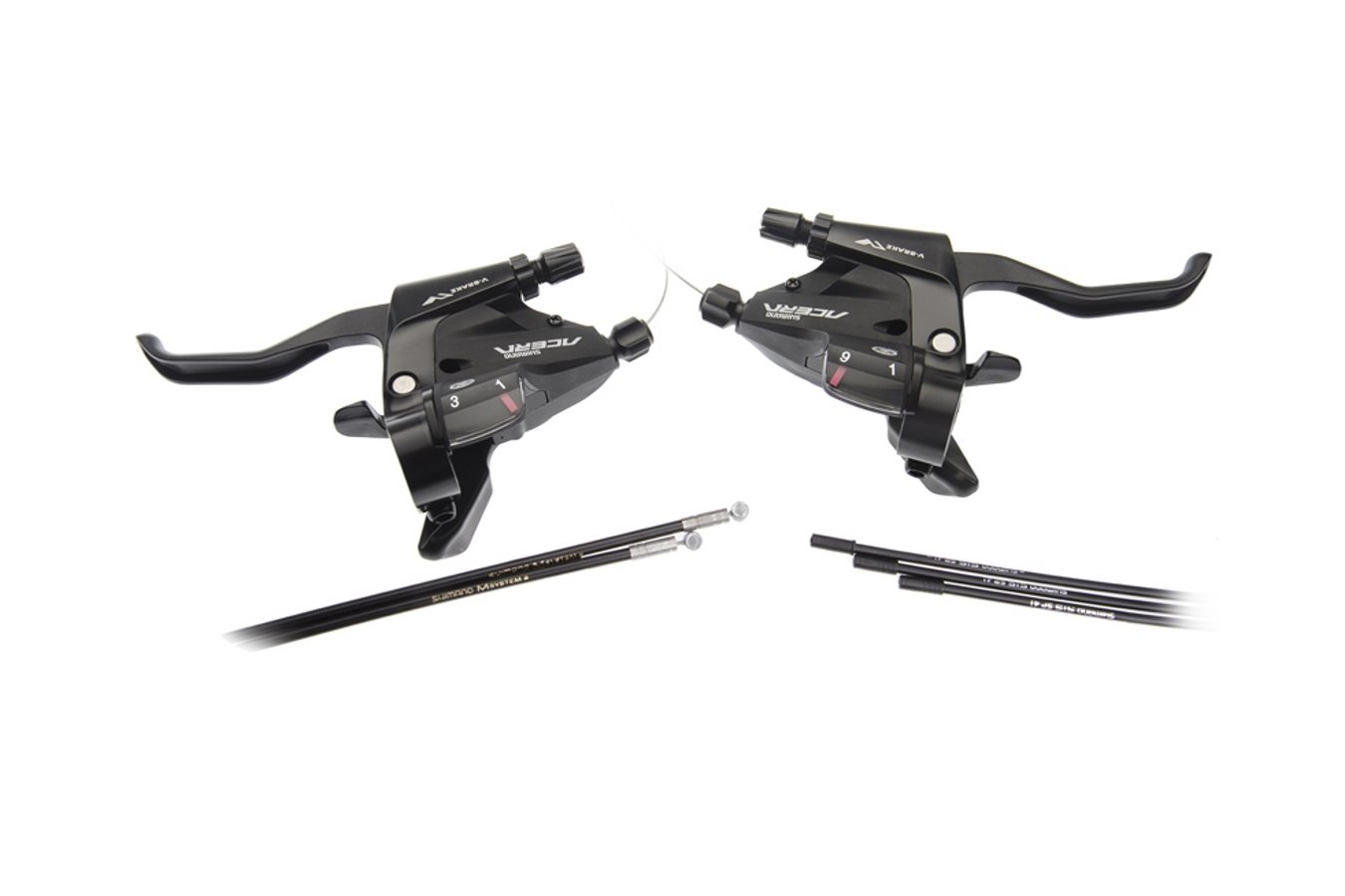 Shimano Acera ST-M390 - Set de commandes - Rapid Fire, 3x9 noir 2014 levier sram