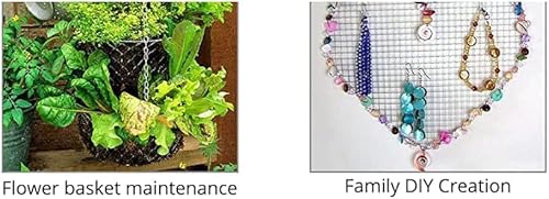 Kit de alicates de anel de porco (200 anéis de porco de aço galvanizado de 3/4