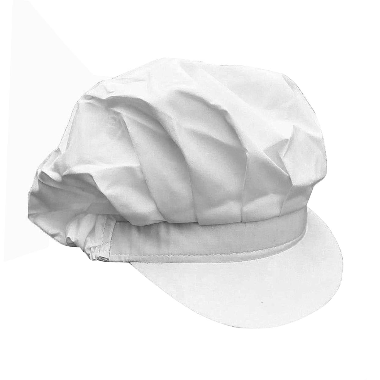 COLLBATH Workshop Chef Hat Breathable Protective Cap for Clean Work Environments Lightweight Comfortable Design for Food Factories Dust Workshops White