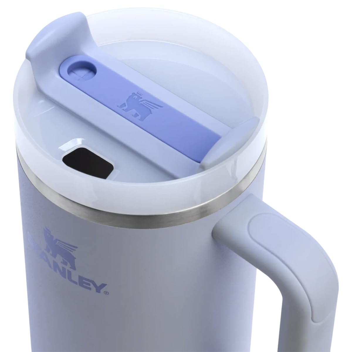 Stanley 1913 Quencher Mug Isotherme avec Paille 1.2L - Dew Drop | H2.0 FlowState - Froid Pendant 11 Heures - Glacé Pendant 48 Heures - Thermos Lavable au Lave-Vaisselle - Gourde Inox Sans BPA