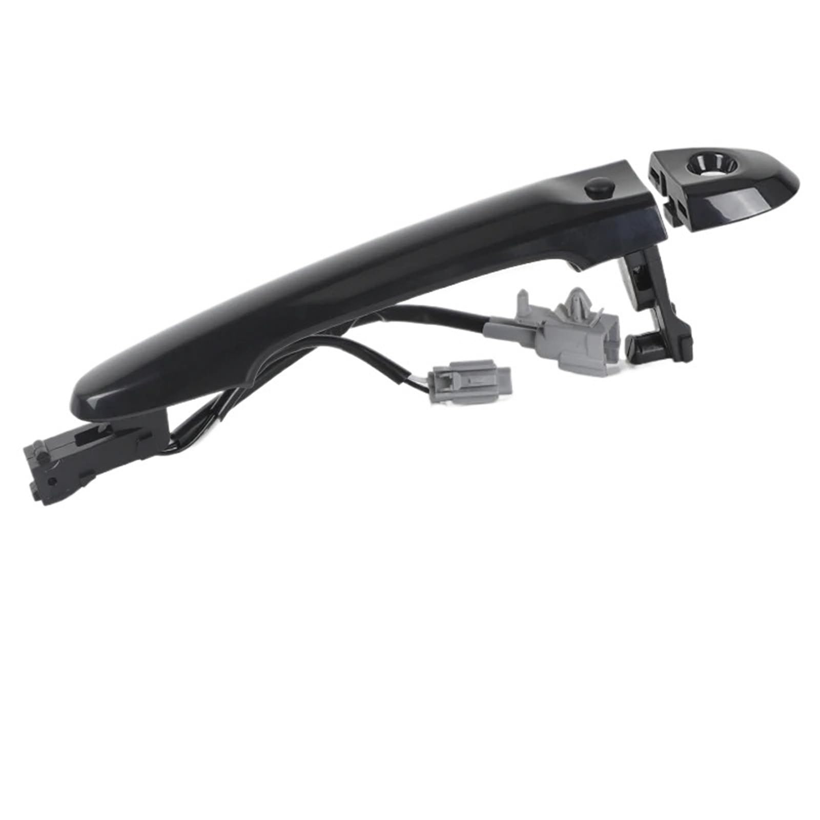DUHNXUJ Car Door Handle for Nissan for Juke F15 2010-2019 80640-3WC2A Outside Door Handle Keyless Entry(with Hole)