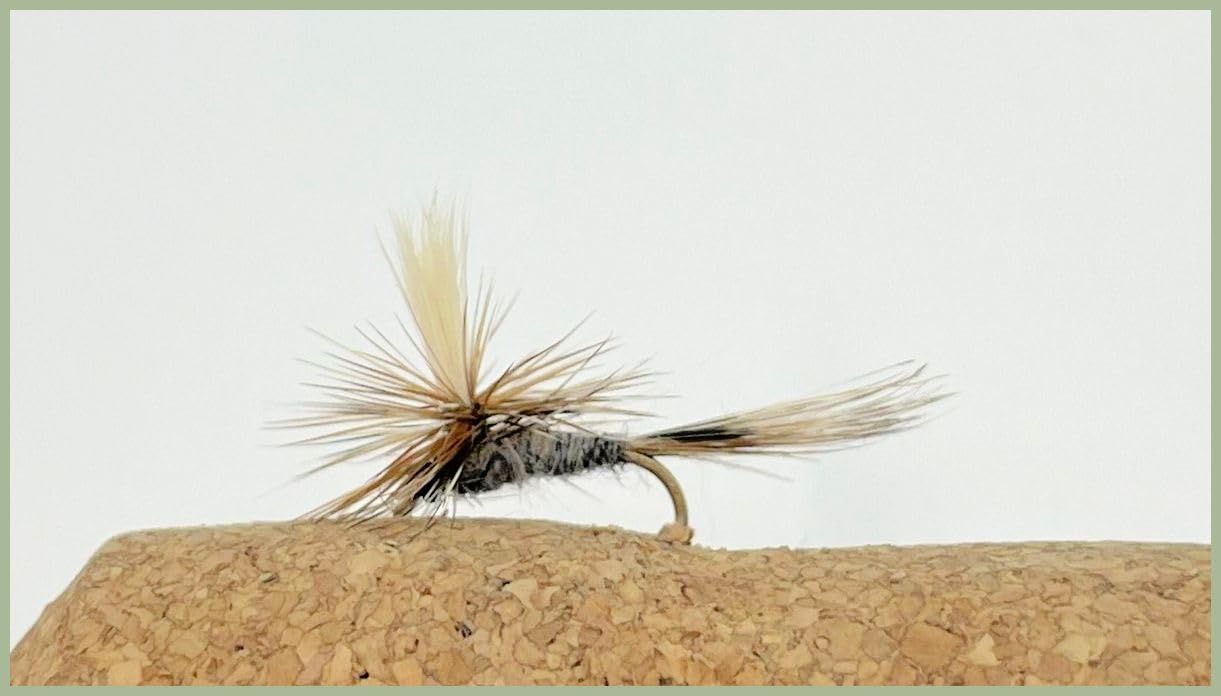 Adams Parachute, trout flies, choice of size and quantity, Emergers. best parachute flies (6, 14)