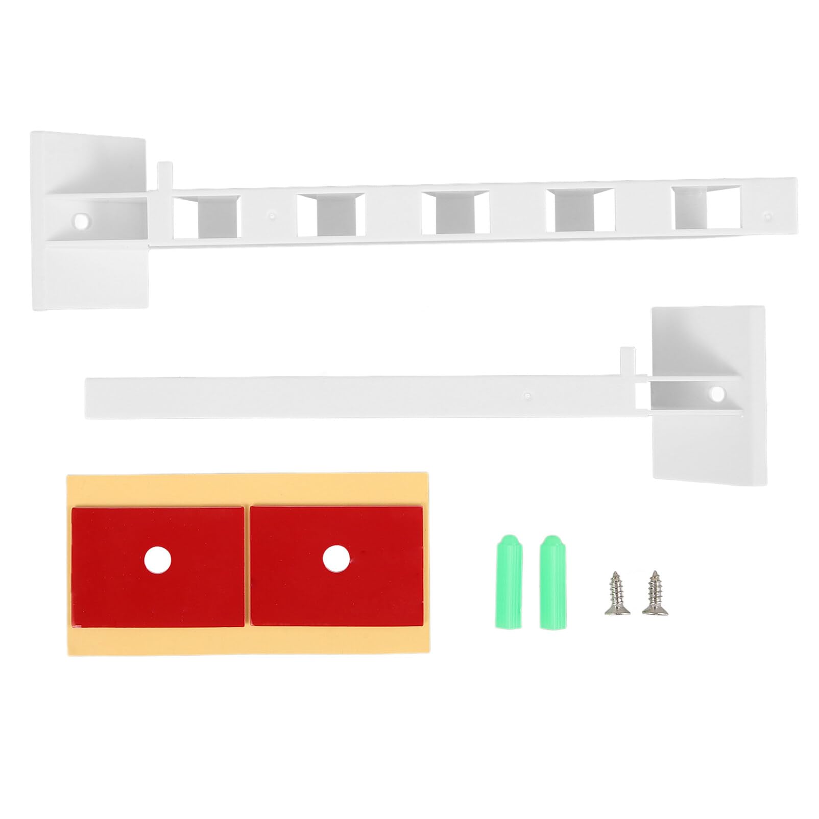 Cabilock 1set Adjustable Rv Shower Corner Storage Bar Multi-functional Bathroom Organizer for Camper Towel Rack Toiletries Shelf Material