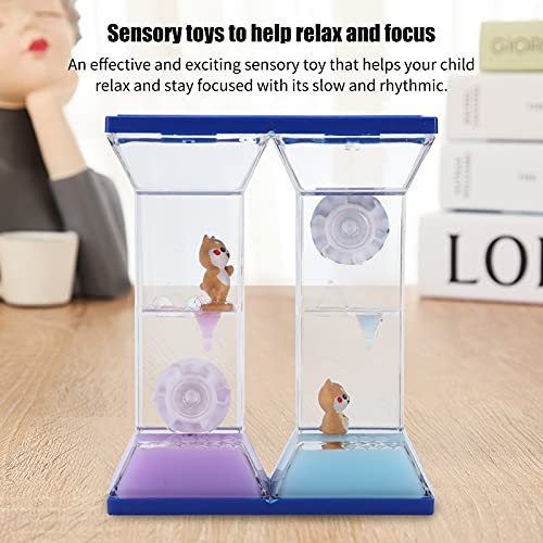 Sand Timers, Sensory Play Desk Decor Colourful Liquid Motion Bubbler Visual Timer Sand Timer for Ornaments - Image 2