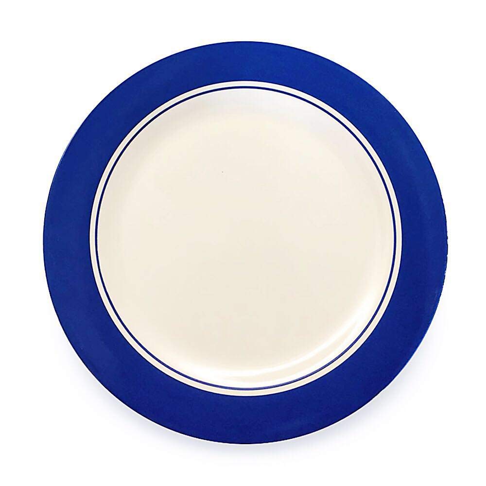 BOWLA Melamine Dinner Plates Set - Set of 6, indoor or ourdoor plates (11" -6 Piece Set, Zoo Birds A)