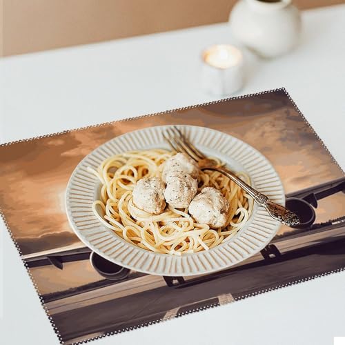 Sets de table avion lavables parfaits pour les repas en terrasse - 7