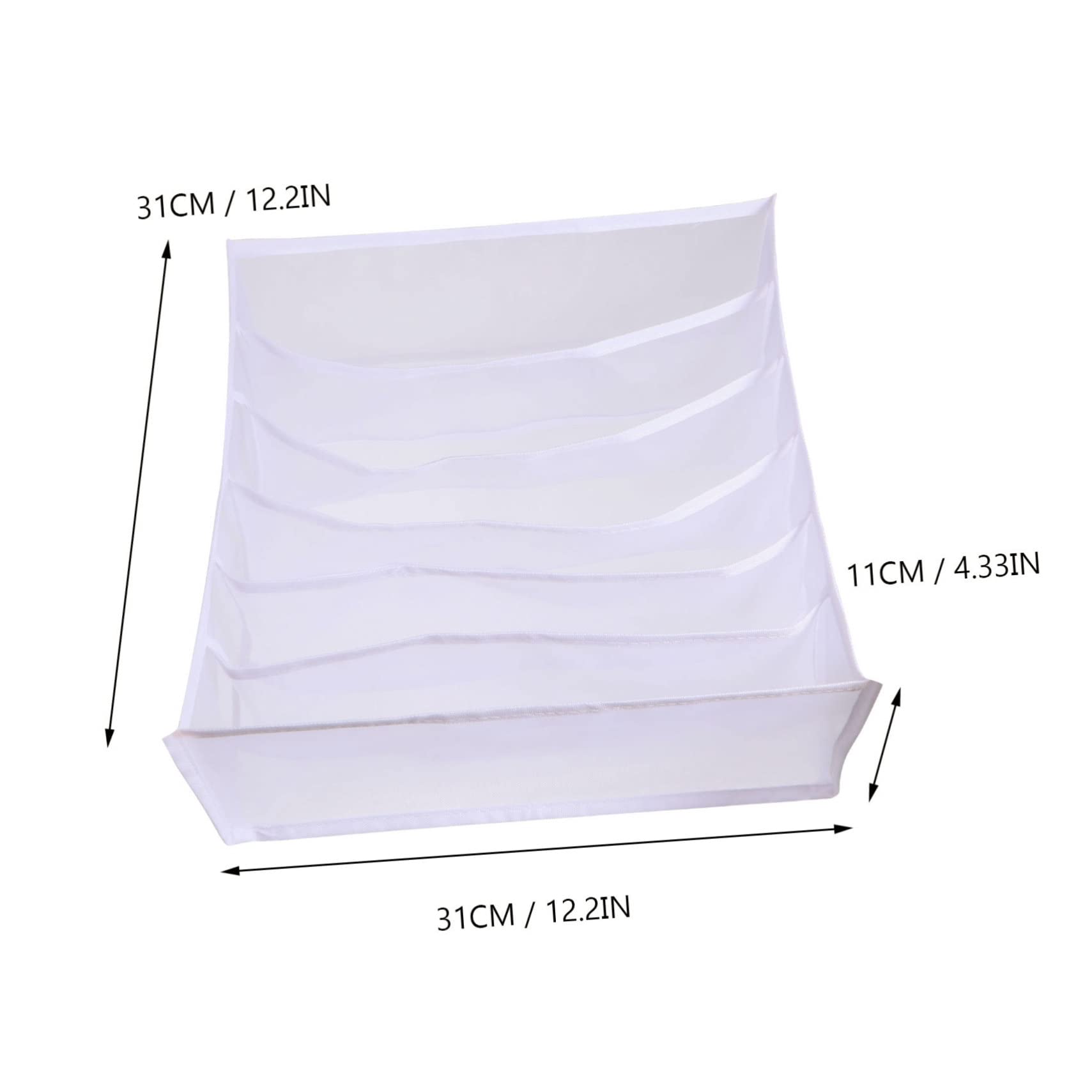 Cabilock 6pezzi Organizer Per Armadio Per Sottovesti Calze e Cravatte Di Contenitori Con Scomparti Per Biancheria Intima e Accessori Soluzione Pratica Per Closet Ordinato