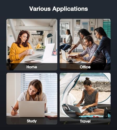 Image of 65W 45W Replacement Charger for HP Laptop Probook, Envy, Pavilion, Stream, EliteBook, X360 Computer Charger Blue Tip Notebook PC Power Cord