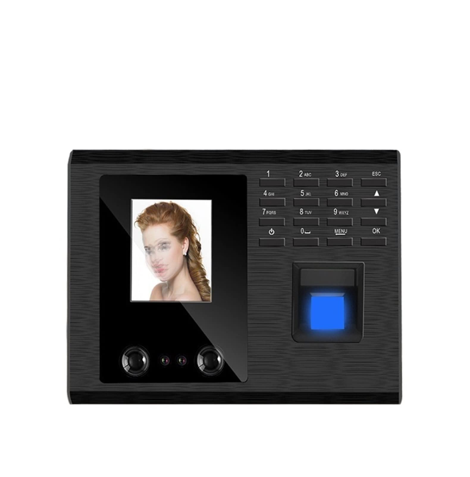 Zegar czasu pracy, Dziurkaczowa Maszyna do odcisków Facet Facet Fingerprint Unding Maszyna Fingerprint Punch Card Machine Undentition Machine dla firm, biura