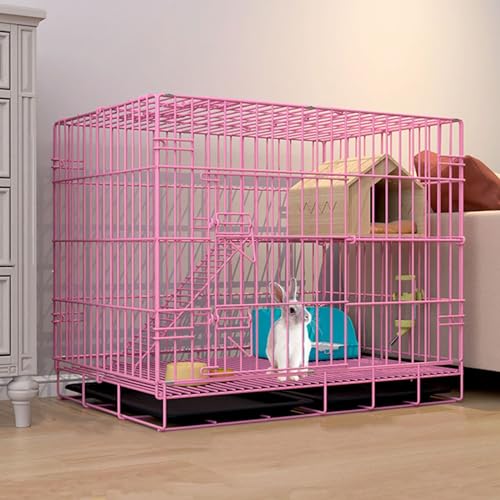 Cage pour lapin pliable avec tiroir amovible pour cochon d'Inde