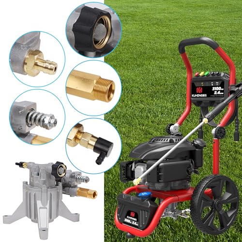 Biswing 3FAF930B-0E12-4BAB-8664-4BED10297A5C Pressure Washer Pump, 7/8 Inch Shaft Vertical Plunger, 3400 Psi Max, 2.5 Gpm, Replacement Compatible thumb #6