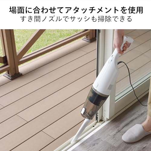 TWINBIRD(ツインバード) 掃除機 サイクロン スティッククリーナー TC-5182W の商品画像 5