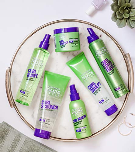 Garnier Fructis Style Curl Renew Reactivating Milk Spray For Curly Hair, 5 Ounce (Pack of 3) (Packaging May Vary)