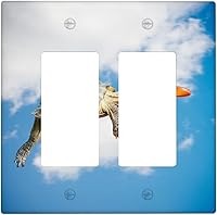 Vista 79 de Baby Turtle - Cubierta decorativa de pared para interruptor de luz de palanca de 1 banda, lindas tortugas subacuáticas, placa frontal eléctrica