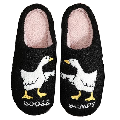 Women's Men's Home Slippers Love Cartoon Retro Soft Plush Lightweight Slippers Slip-on Cozy Indoor Outdoor Couple Slippers Slip on Anti-Skid Sole