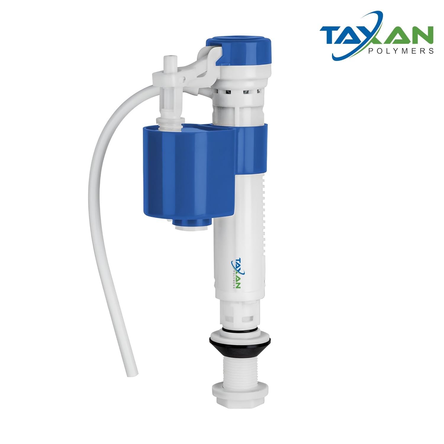 TAXAN Anti Siphon Toilet Flush Tank Adjustable 7’’ to 11’’ Inches Inlet Valve | Universal High Pressure Ballcock for One-Piece Western Commodes | Durable Virgin ABS Material | PACK Of 1