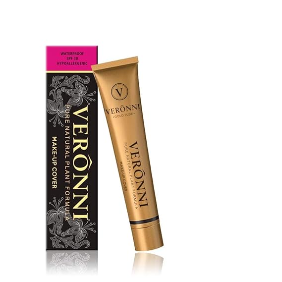 VERONNI Full Coverage Makeup Cover Concealer Tattoo Cover Up Waterproof Foundation Amazing Scar Make Up Concealer SPF 30 1.1OZ/30g (207)