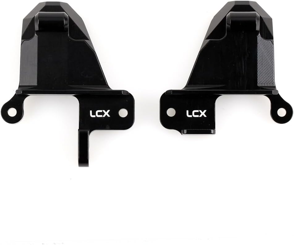 LCX Racing 1/10th RC Crawler Car Aluminum Front Shock Hoop Tower Shock Absorbers Bracket for Traxxas TRX4 TRX-4, Upgrades Parts Accessories