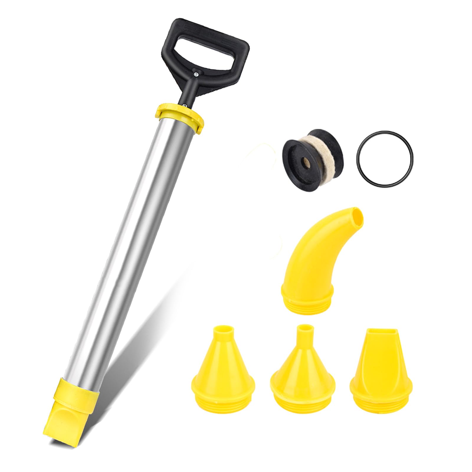 Tsophreniq Multipurpose Sturdy Stainless Steel Caulking Tool Set With Interchangeable Nozzles For Mortar And Job Application Caulking Tool