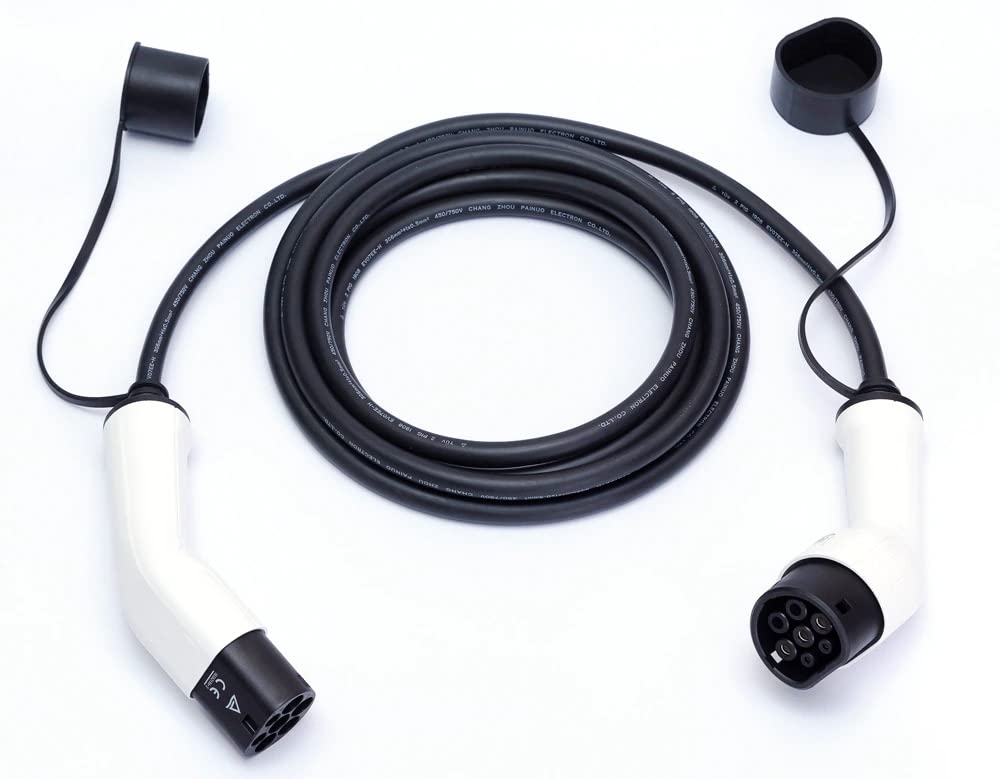 32A Three-Phase 22KW EV Charging Cable - Type 2 to GB/T EV Charger Cable - High-Speed Electric Car Charging Cord - Compatible with DEWA charging stations