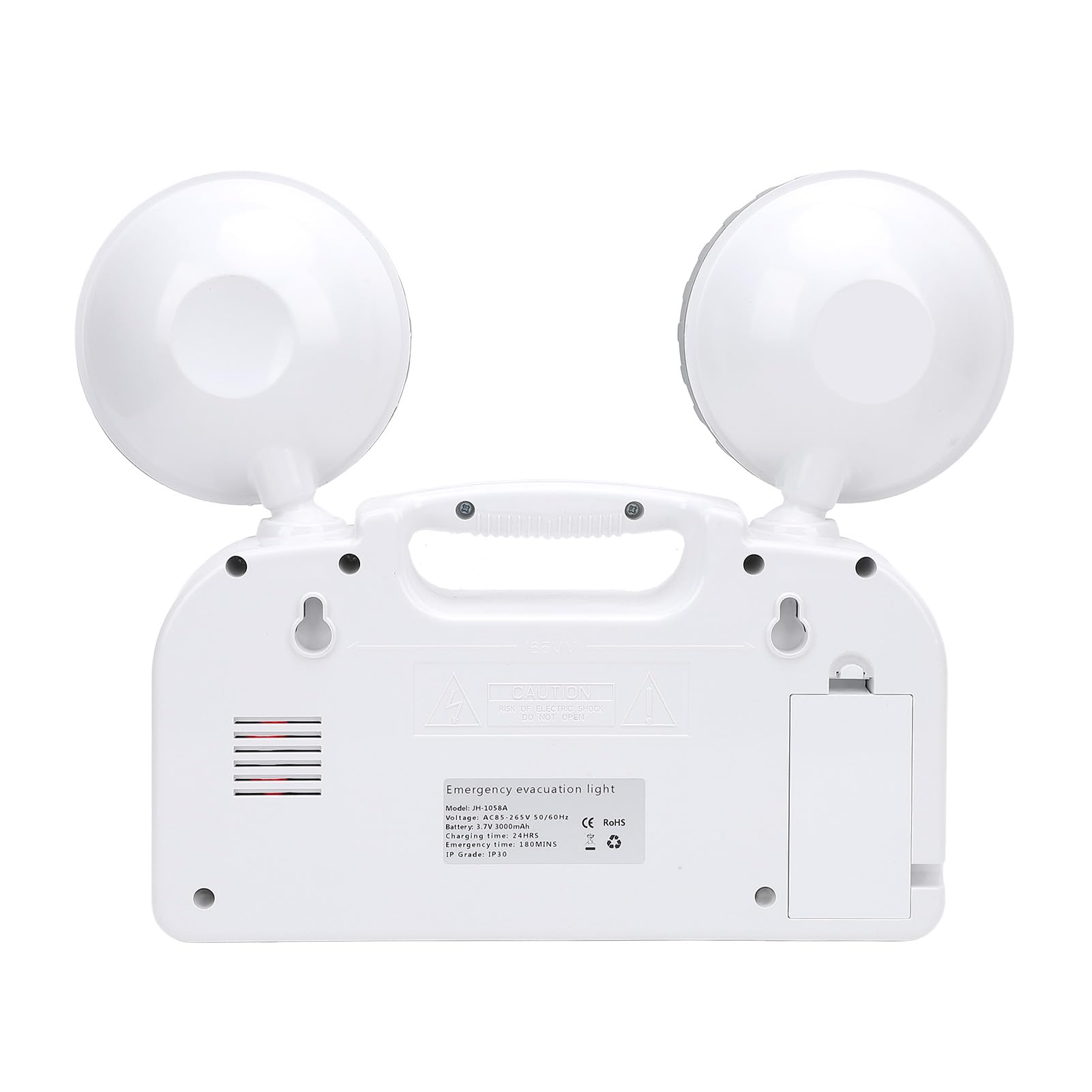KANASI Luz de emergencia LED 2 lámparas Luz de emergencia de salida de alto brillo con batería de respaldo de 3 horas