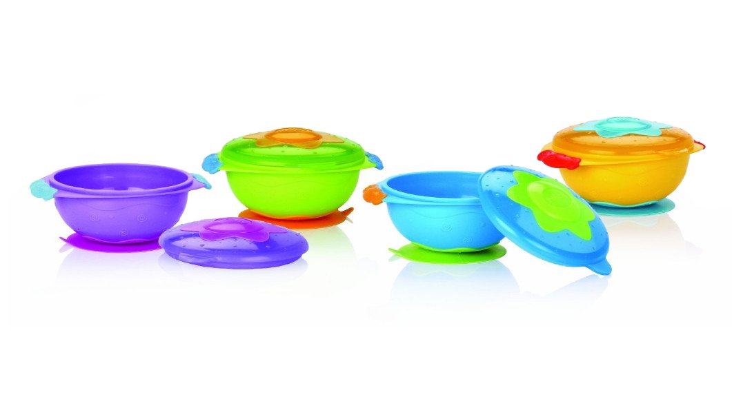 Nuby Wacky Ware Microwavable Bowl (Colours May Vary)