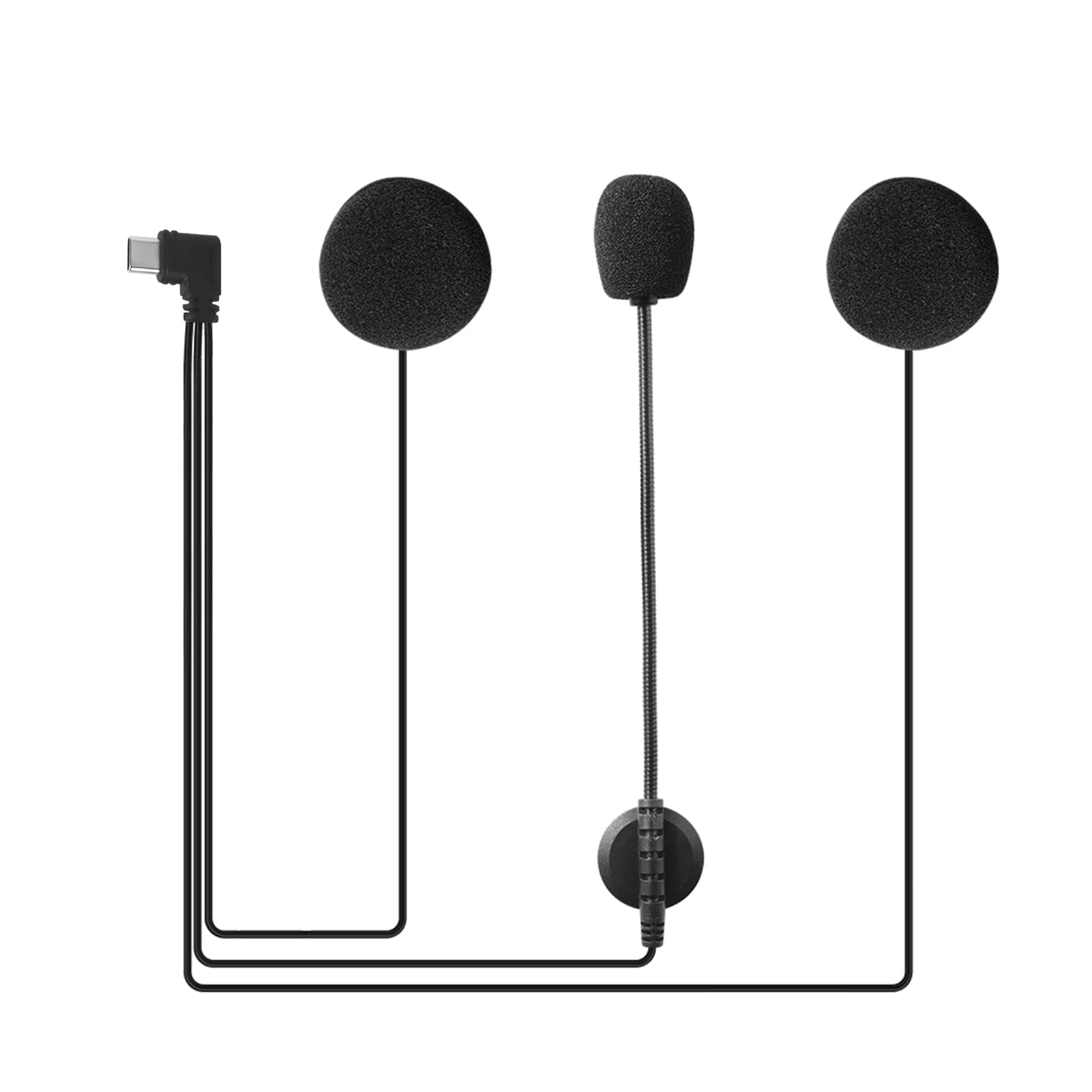 EJEAS V6 Pro+ Original Type C Écouteurs Accessoires pour Nouveau V6 Pro Moto Bluetooth Interphone