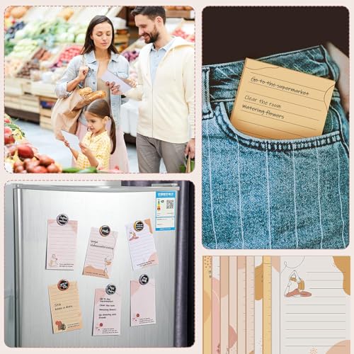 Bloc-notes humoristiques pour le bureau style mignon, lot de 10 de 30 feuilles - 5