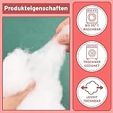EVE Textile® 1 kg Füllwatte für Kissen Flauschiges Füllmaterial & Stopfmaterial Kissenfüllung, Bastelwatte, Stoff Füllung für Kissen, Stofftiere & Kuscheltiere Öko-Tex 100 Zertifiziert