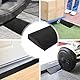 bechoanigel Türschwellenrampe, Übergangsprofil Selbstklebend 200 cm x 8 cm x 1.5 cm Auffahrrampe, Rollstuhlrampe für Kinderwagen, Rollator oder e Scooter (Schwarz,1,5cm Höhe)