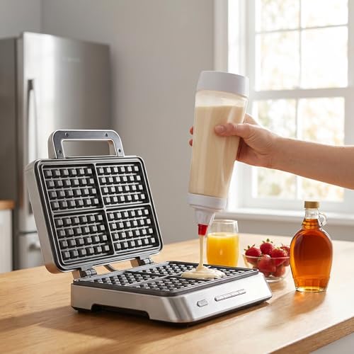 Foto von Teigportionierer mit Skala – 1000ml Flasche für Pancake