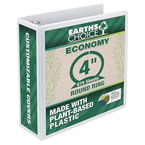 Samsill Earth's Choice - 3 anéis bioblizados para visualização de anéis, até 25% de plástico à base