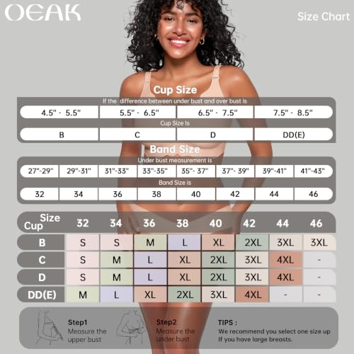 Image of OEAK Women Value Series Jelly Bras Wireless Pushup Convertible Bra | Everyday Essentials,Comfortable Bralettes,No Underwire,Full Coverage,Support Lift,Tshirt,Soft,Seamless,Scalloped