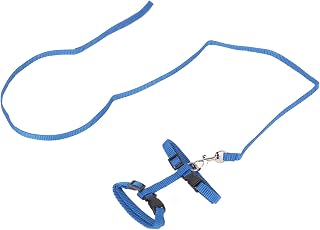 Cryfokt Escape Proof Cat Harness and Leash Set with Adjustable Kitten | Adjustable Nylon Harness with 360 Degree Clip and Two Buckles for Outdoor Walking
