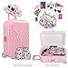 Windolls 18 Inch Doll Suitcase Travel Luggage Play Accessories, Doll Clothes Accessories Carrier Storage Set, Case, Hat, Sunglasses, Camera, Pillow, Toy Pet