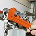 Goplus 4pcs Pipe Wrench Set, Heat Treated Plumbing Wrench w/Soft Grip, Adjustable Jaws, 8