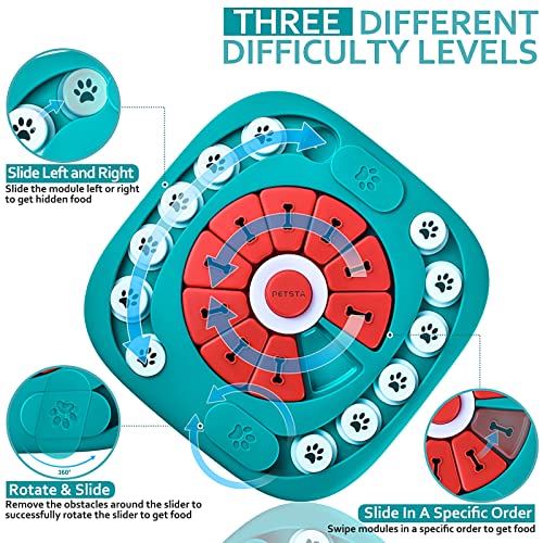Dog Puzzle Toys, Squeaky Treat Dispensing Dog Enrichment Toys For Iq Training And Brain Stimulation, Interactive Mentally Stimulating Toys As Gifts For Puppies, Cats, Small, Medium, Large Dogs #TOP3