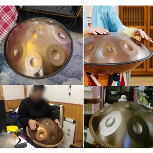 TocTus Handpan Drum de 10 Notas 22 Pulgadas Dorado miniatura 4