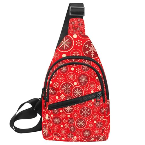 Bolso bandolera de pecho navideño de 30x18x4cm el regalo unisex perfecto para estas navidades