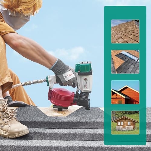 image for Kingou Mexican Style NVH45 Roofing Nailer Gun For Roofing Construction