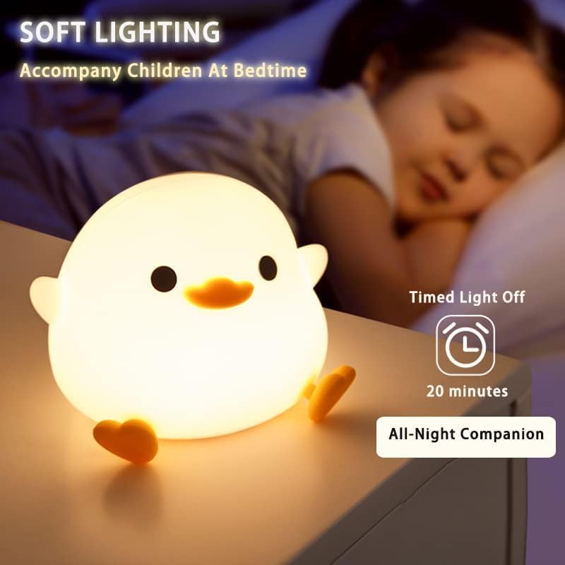 Lámpara de mesa de noche infantil silicona con sensor táctil miniatura 5
