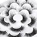 ALICROWN Fuzzy Mink Lashes, Faux Mink Eyelashes 3D Volume Lashes Pack Handmade Dramatic Thick Crossed Fake Eyelashes Soft Reusable 10 Pairs