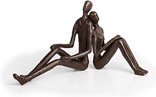 Danya B. Romantic Couple Bronze Sculpture - Contemporary Home Decor & Unique Gift