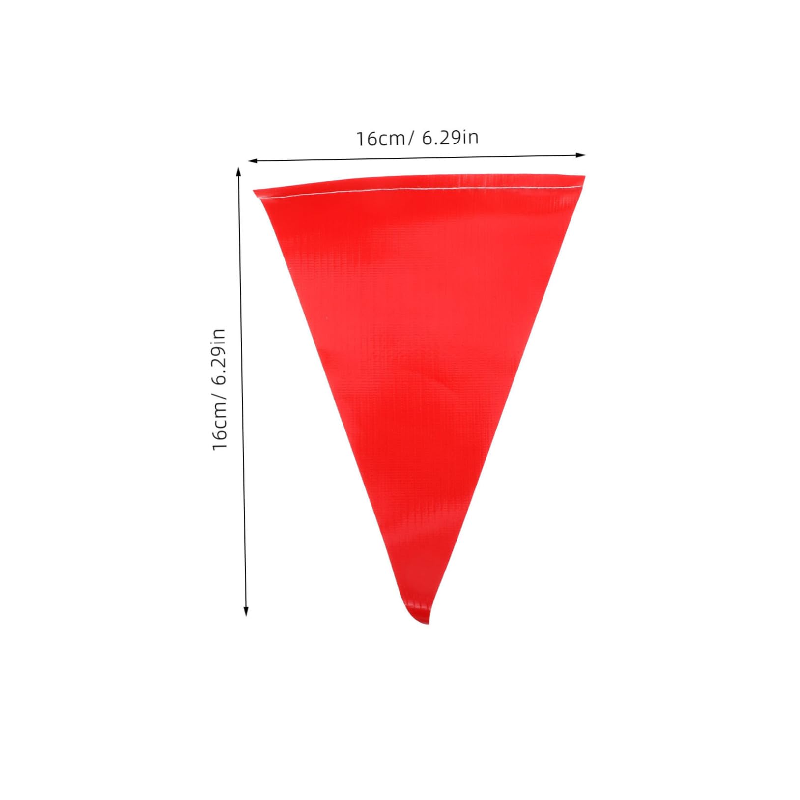 LIFKOME Decorative Triangle Flags Hazard Warning Construction Barrier Outdoor 30m Banner