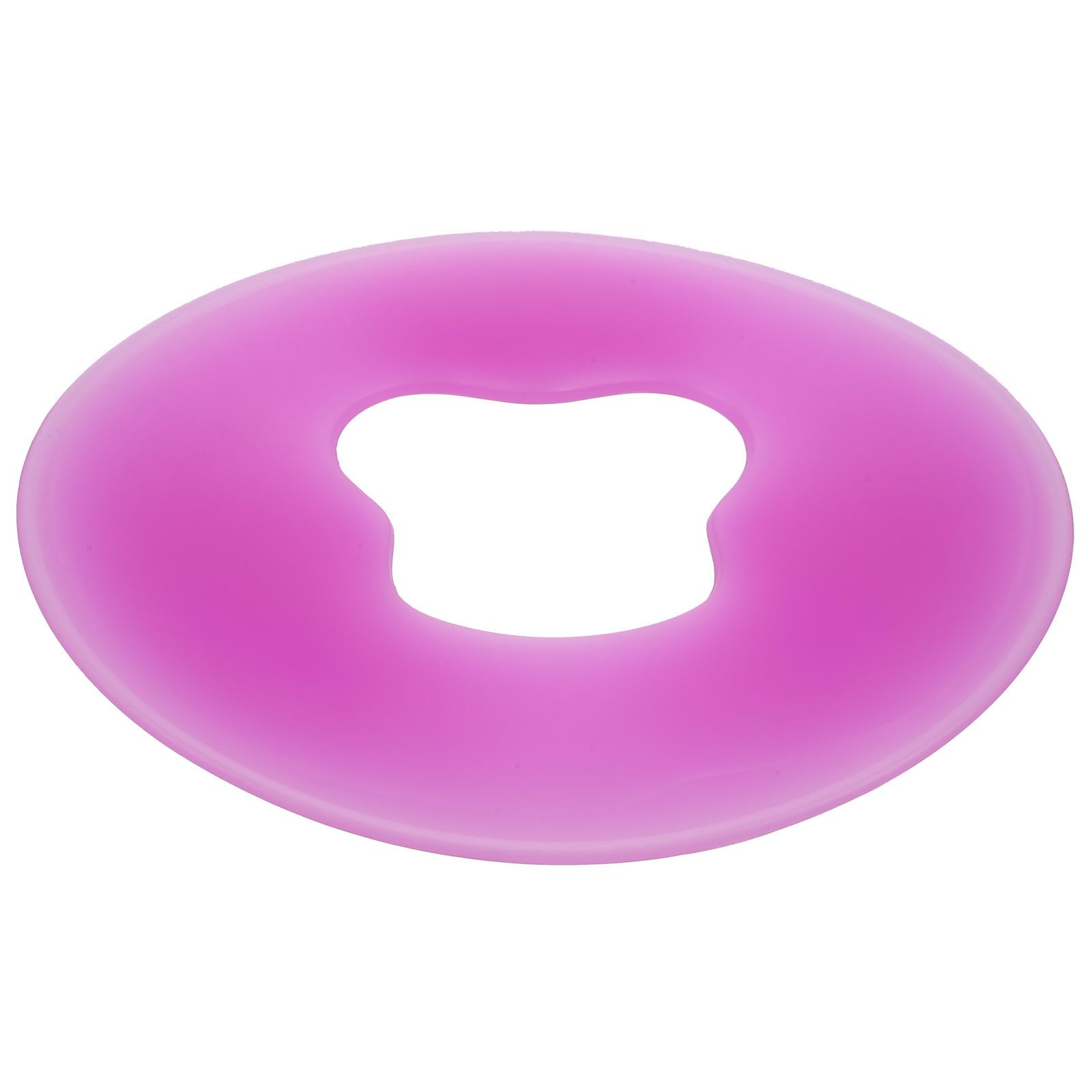 Almohada facial de silicona para masaje cojín ergonómico de respiración para estética y dormitorio