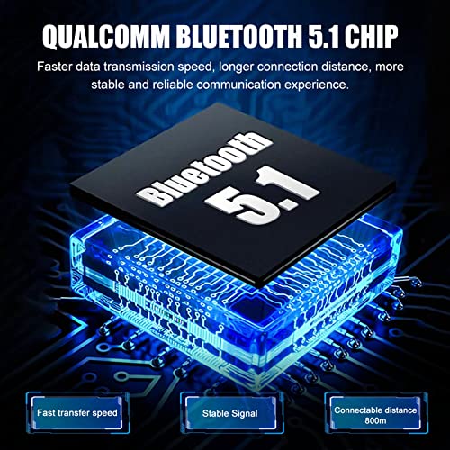 Intercomunicador EJEAS Q7 sin cortes Bluetooth 5.1 para casco de moto 2 uds 4