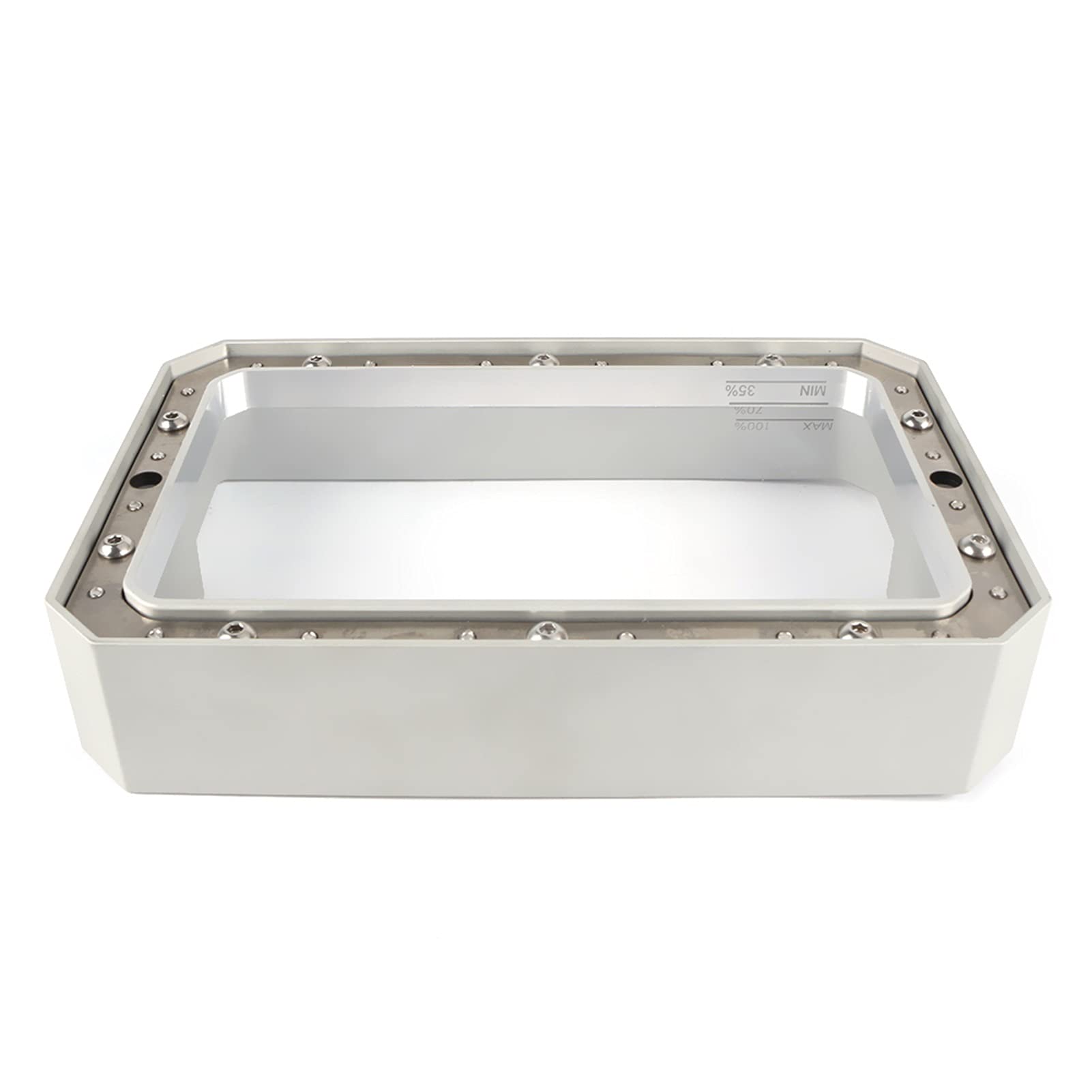 parti della stampante Serbatoio in resina per rack in materiale di alluminio per stampante 3D Prusa i3 DLP SLA Vaso in resina con pellicola FEP per parti di riparazione per stampante 3D Prusa SL1