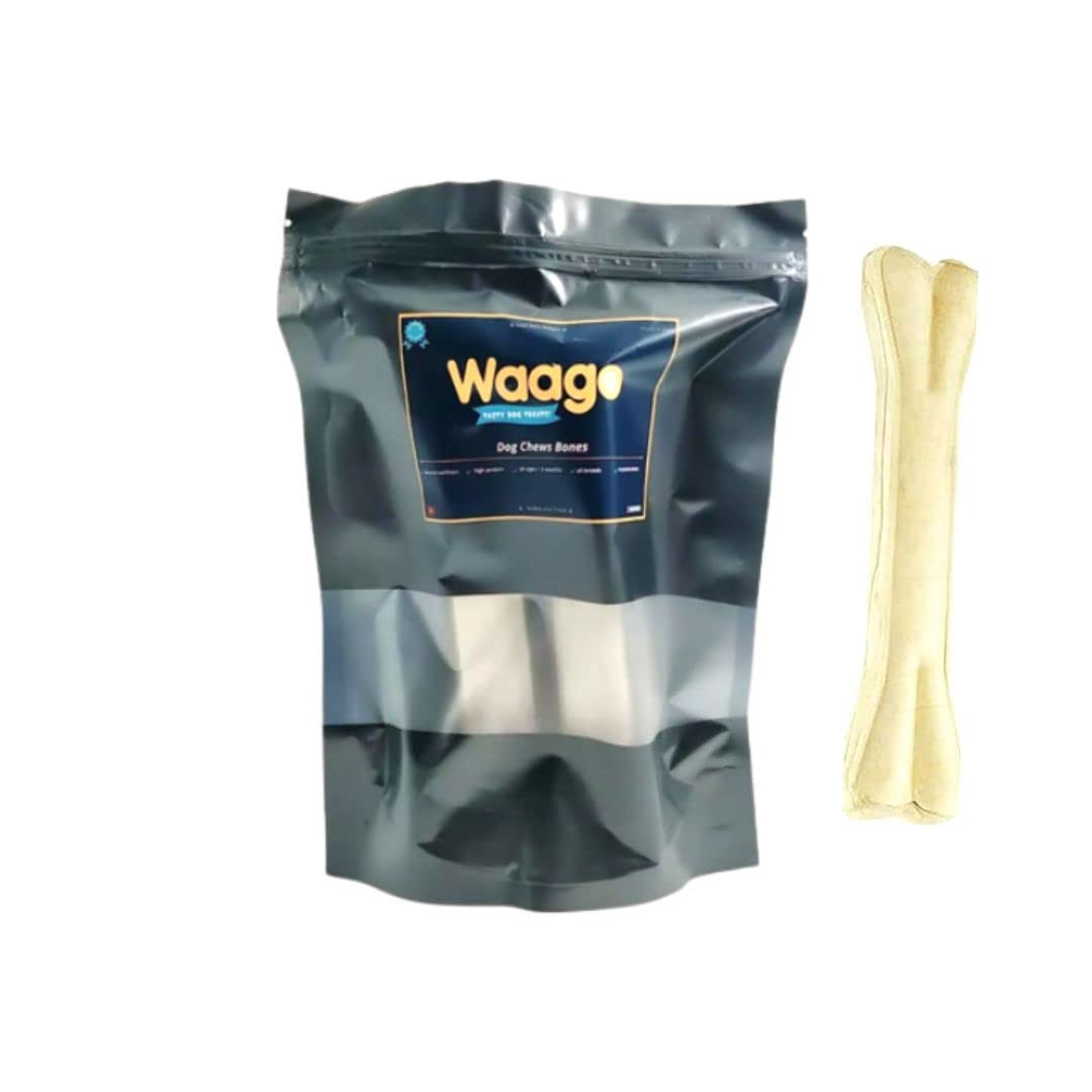 Waago Dog Chew Bones for Medium and Large Dogs – 2 Bones (6 inch) (B0B3XCV1TZ) Amazon Price History, Amazon Price Tracker