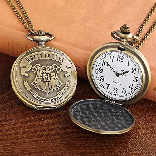 Image of AUGEN Premium Pocket Watch Metal Keychain Retro Vintage for Gifting With Key Ring Anti-Rust (Pack Of 1)