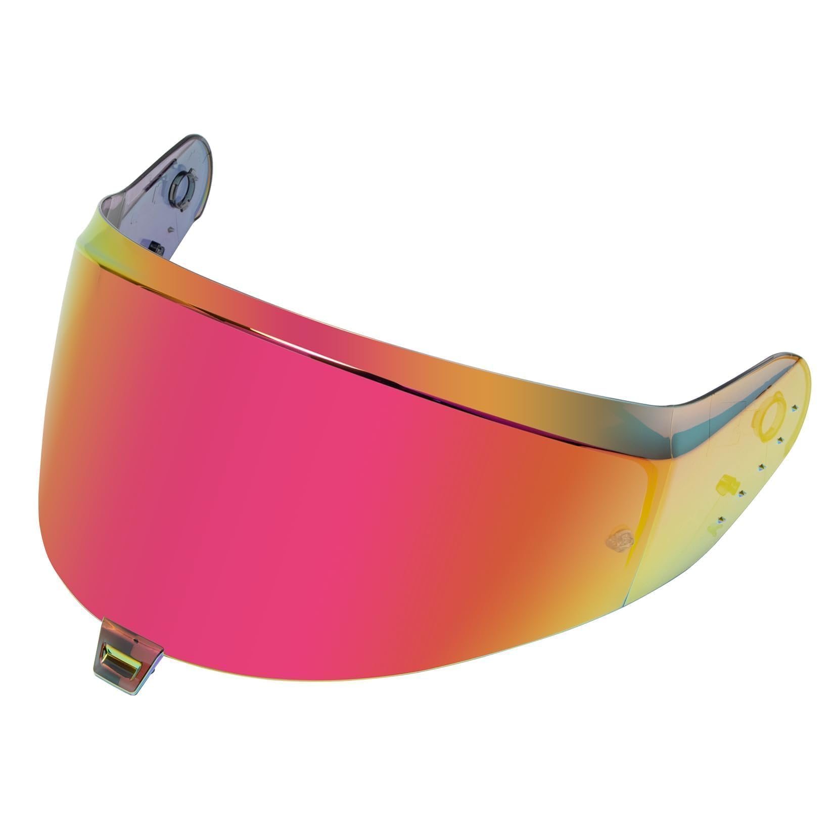 PSLER Visiera Casco per SKWAL i3 RIDILL 2 D-SKWAL 3 Visiera Colorata Accessori per Casco da Moto Ricambio(Rosso Rosa Profondo)